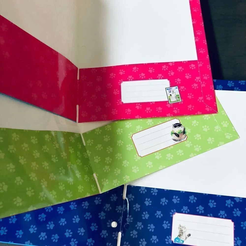 Cat Humor Magazine Cover Portfolio Folders Set - Picture 6 of 6